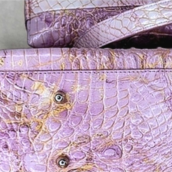 BRAHMIN 3 SET NWT Designer Purse Bag Wallet XL Wristlet Rare Melbourne Colorb - Picture 13 of 16